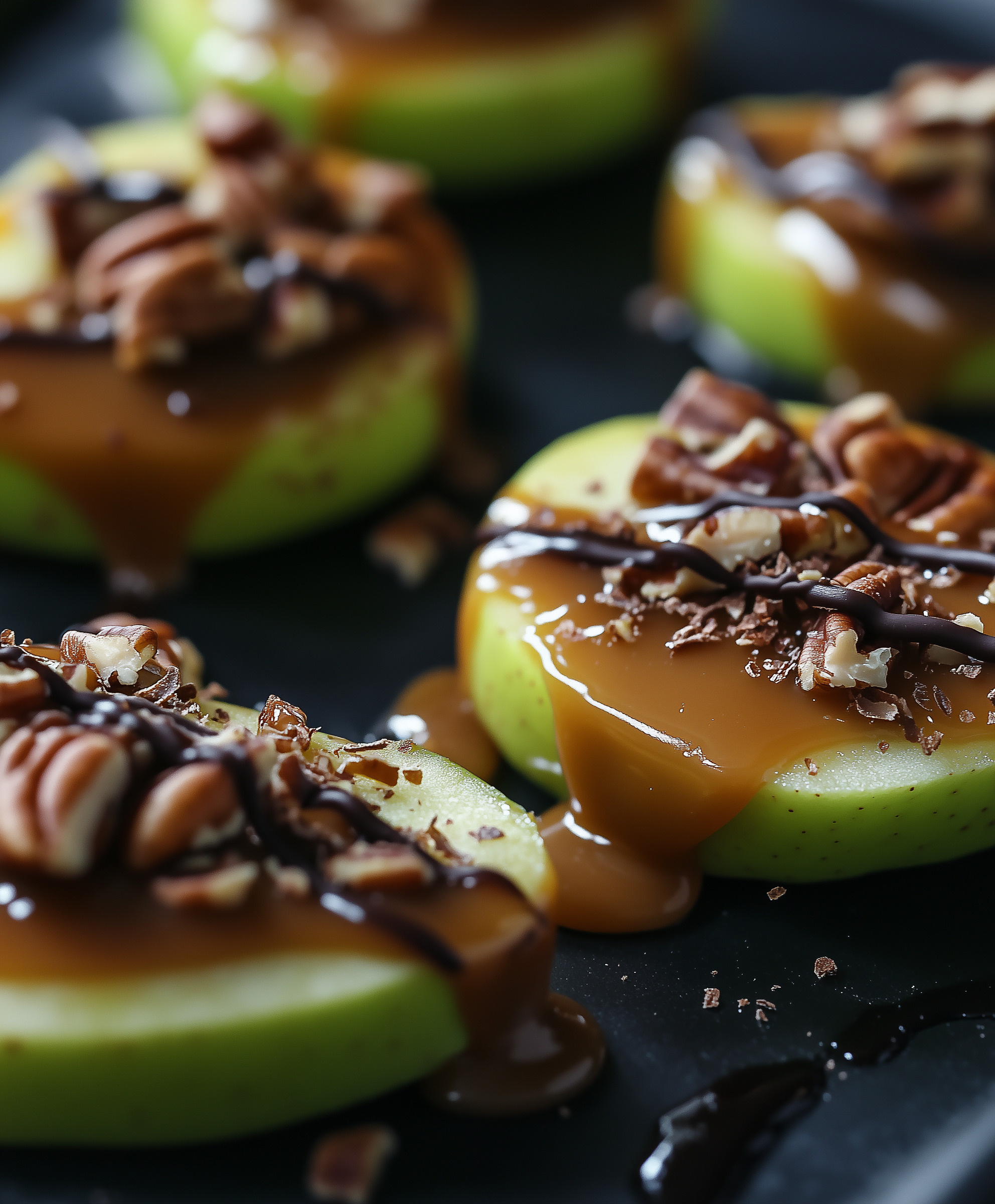 Caramel Apples 4 servings (vegetarian, glutenfree) Clean Cuisine